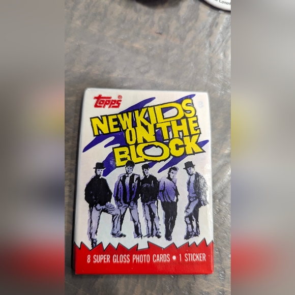 VINTAGE...Topps New Kids on the Block Trading Cards ..3 SEALED PACKS 1989 - Picture 3 of 4